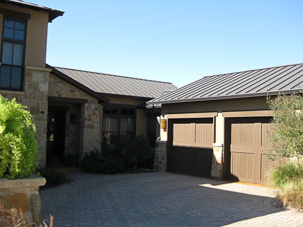 Bronze metal roof project