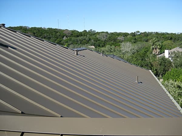 Metal roof detail